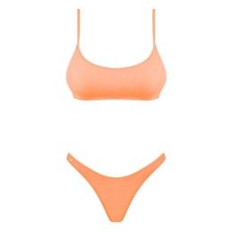 Maillot de bain 2 pcs - Mexico-Beach - Corail S - Obsessive - Lingerie Femme