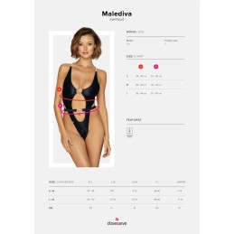 Maillot de bain 1 pc  Malediva - Noir S Maillot de bain 1 pc  Malediva - Noir S