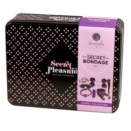 Secret Bondage : Ensemble BDSM 8 pcs 6197 - Noir et Violet Taille unique Secret Bondage : Ensemble BDSM 8 pcs 6197 - Noir et Violet Taille unique