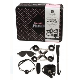 Secret Bondage : Ensemble BDSM 8 pcs 6148k - Noir Taille unique - Secret Play - BDSM