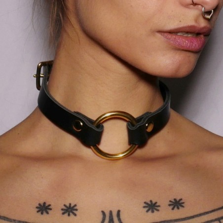 Choker Gold  - The Sinners - BDSM Choker Gold  - The Sinners - BDSM