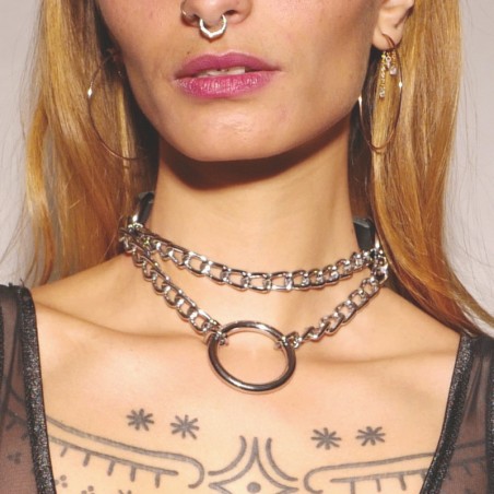 Collier Silver  - The Sinners - BDSM Collier Silver  - The Sinners - BDSM