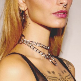 Collier Silver  - The Sinners - BDSM