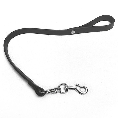 Laisse courte cuir Noir  - The Sinners - BDSM Laisse courte cuir Noir  - The Sinners - BDSM