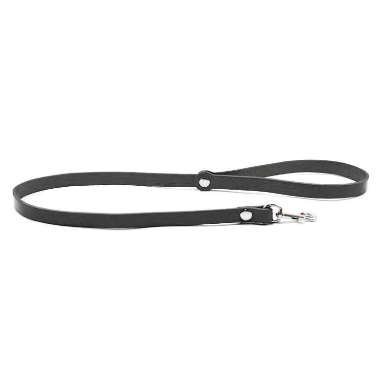 Laisse longue cuir Noir  - The Sinners - BDSM Laisse longue cuir Noir  - The Sinners - BDSM