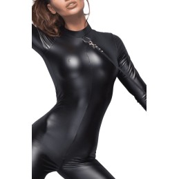 Combinaison Powerwetlook avec leash et fermeTaille uniquere éclair bidirectionnelle XXXL Combinaison Powerwetlook avec leash et fermeTaille uniquere éclair bidirectionnelle XXXL
