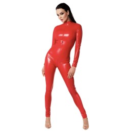 Combinaison Orgia Rouge M - Noir Handmade - Lingerie Femme