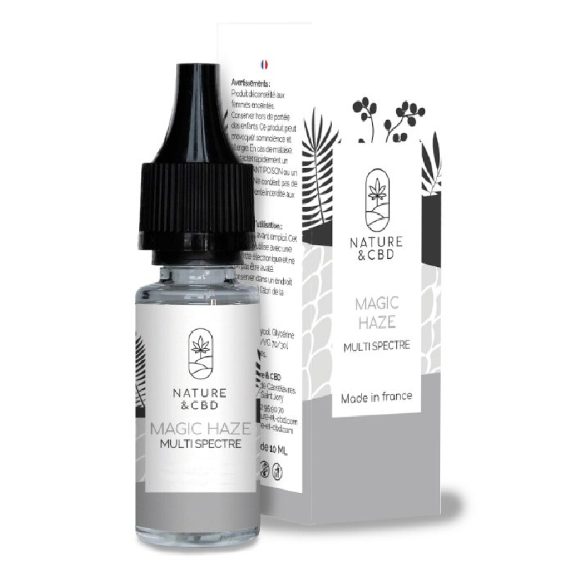 Magic Haze - E-liquide CBD aux terpènes naturels et saveur chanvre Magic Haze - E-liquide CBD aux terpènes naturels et saveur chanvre