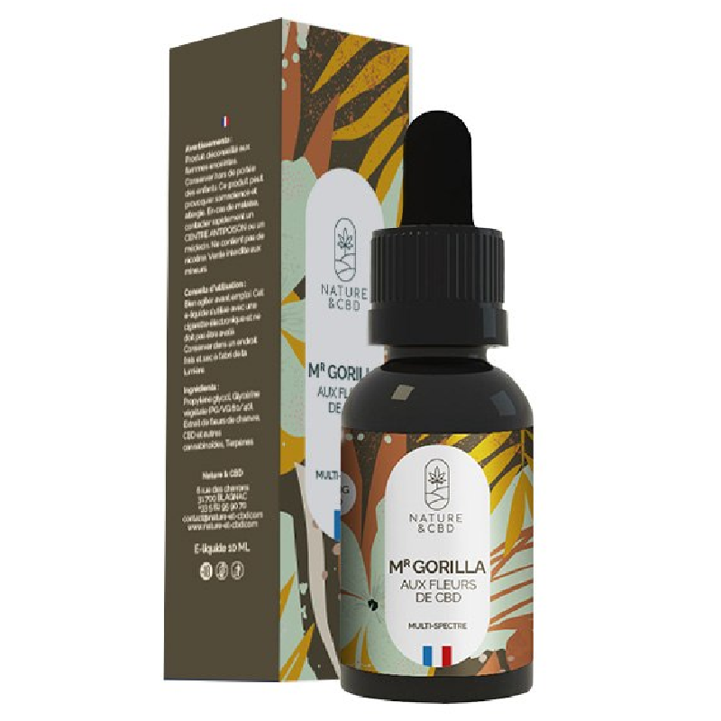 Mr Gorilla - E-liquide CBD aux fleurs de chanvre