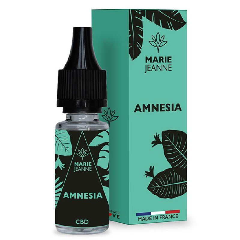 Amnesia - E-liquide CBD aux terpènes naturels de chanvre Amnesia - E-liquide CBD aux terpènes naturels de chanvre
