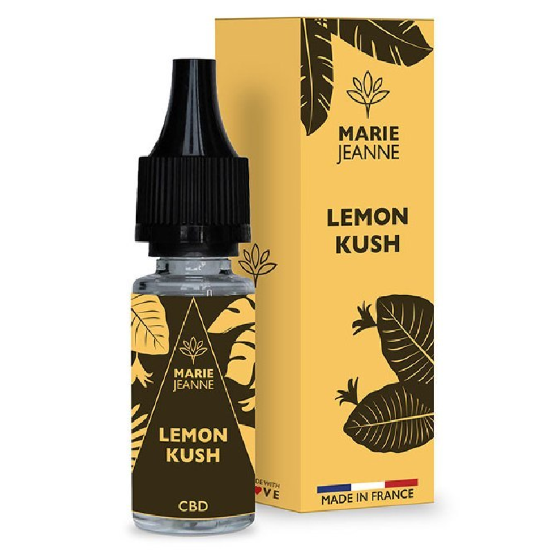 Lemon Kush - E-liquide CBD aux saveurs d’agrumes et chanvre Lemon Kush - E-liquide CBD aux saveurs d’agrumes et chanvre