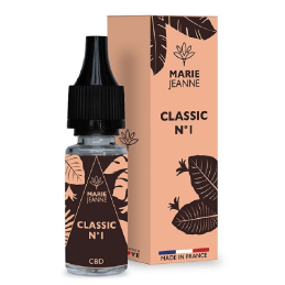 Classic N°1 - E-liquide CBD goût tabac blond sans THC