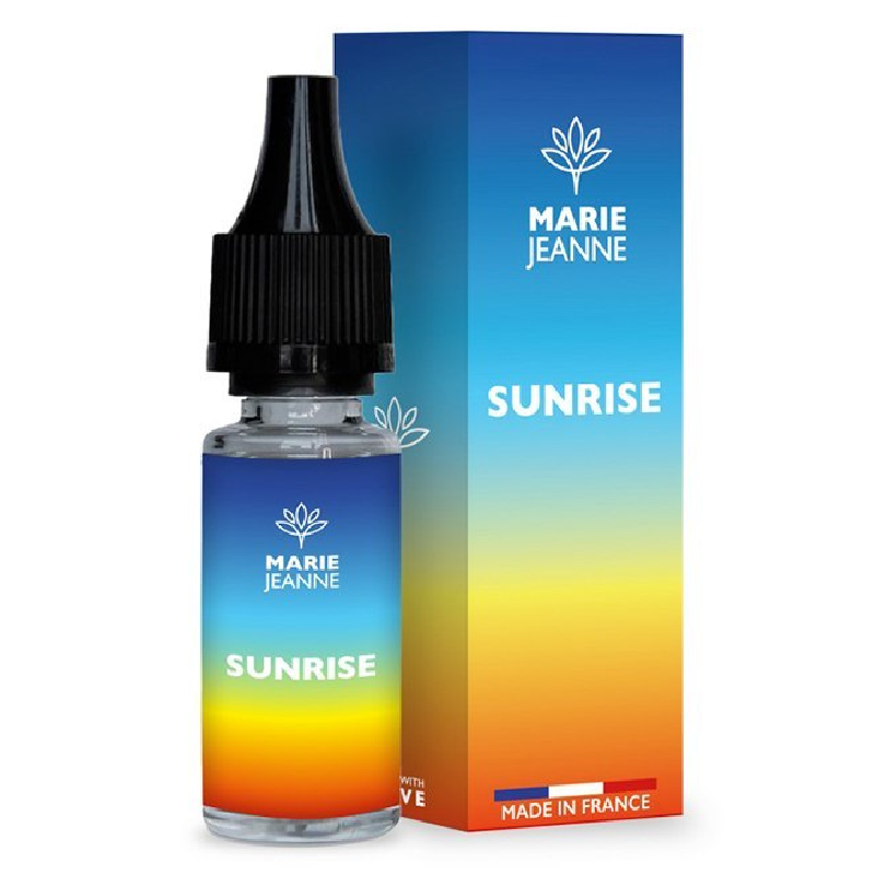 Sunrise - E-liquide CBD saveur melon, ananas & pêche