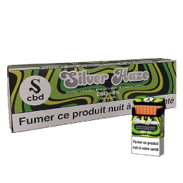 Paquet 20 cigarettes CBD Silver Haze - Fleurs de chanvre Sativa L