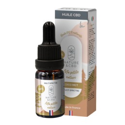 Huile CBD coco bio - Ma Petite Nature | Extrait multi spectre sans THC