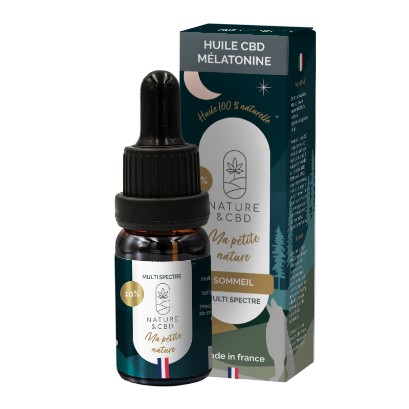 Huile CBD Mélatonine - Ma Petite Nature | Sommeil apaisé avec CBD multi spectre Huile CBD Mélatonine - Ma Petite Nature | Sommeil apaisé avec CBD multi spectre