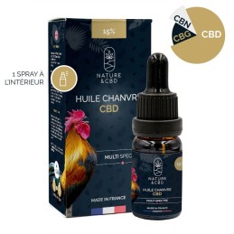 Huile CBD Chanvre - Sublinguale à large spectre | Nature & CBD