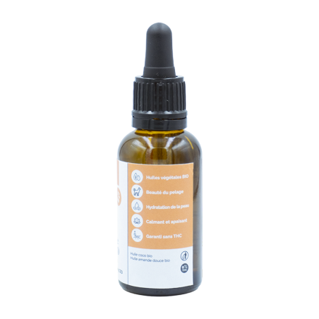 Soin peau et pelage CBD 3% pour chiens et chats - Hydratation & Réparation