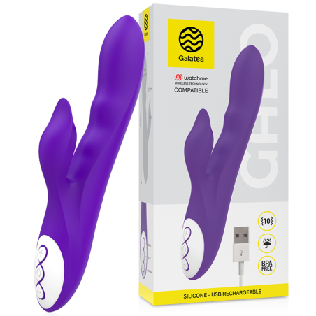 GALATEA - VIBRATEUR GALO LILAS COMPATIBLE AVEC LA TECHNOLOGIE SANS FIL WATCHME GALATEA - VIBRATEUR GALO LILAS COMPATIBLE AVEC LA TECHNOLOGIE SANS FIL WATCHME