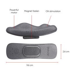 ONINDER - VIBRATEUR RECHARGEABLE MANILA PANTY 9 VITESSES 9,6 CM X 2,6 CM - APPLICATION GRATUITE ONINDER - VIBRATEUR RECHARGEABLE MANILA PANTY 9 VITESSES 9,6 CM X 2,6 CM - APPLICATION GRATUITE