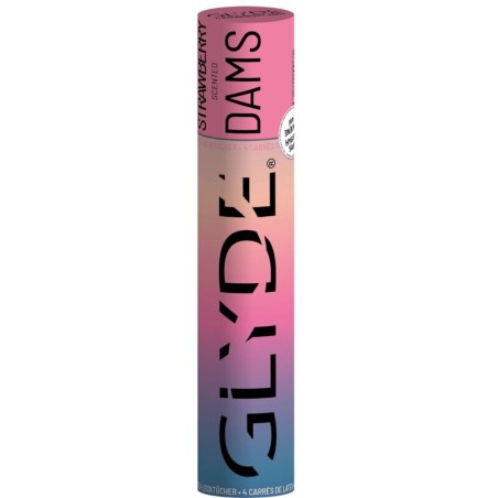 SHEER GLYDE - DAMS LAMINAS LATEX SEXE ORAL FRAISE SHEER GLYDE - DAMS LAMINAS LATEX SEXE ORAL FRAISE