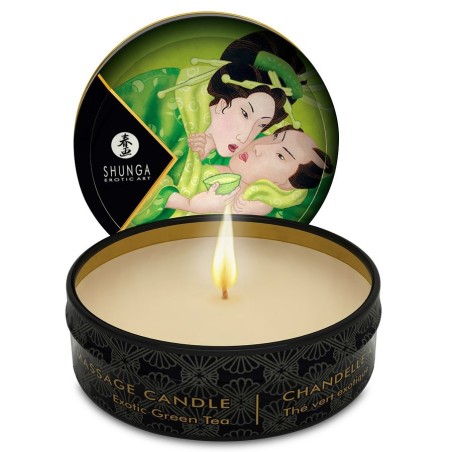 SHUNGA - MINI CARESSE À LA BOUGIE DE MASSAGE T VERT 30 ML SHUNGA - MINI CARESSE À LA BOUGIE DE MASSAGE T VERT 30 ML