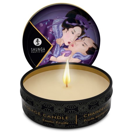 SHUNGA - MINI CARESS BY CANDELIGHT BOUGIE DE MASSAGE FRUITS EXOTIQUES 30 ML SHUNGA - MINI CARESS BY CANDELIGHT BOUGIE DE MASSAGE FRUITS EXOTIQUES 30 ML