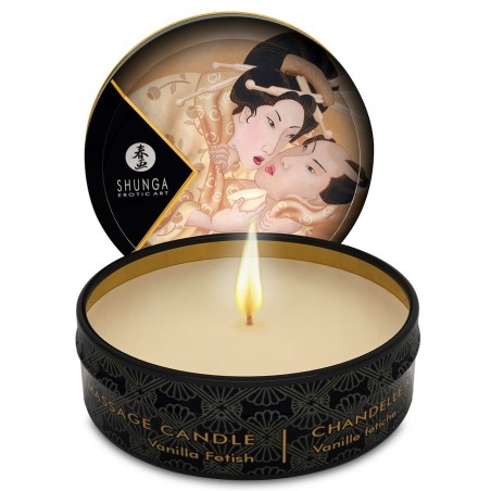 SHUNGA - BOUGIE DE MASSAGE MINI CARESS BY CANDELIGHT VANILLE 30 ML SHUNGA - BOUGIE DE MASSAGE MINI CARESS BY CANDELIGHT VANILLE 30 ML