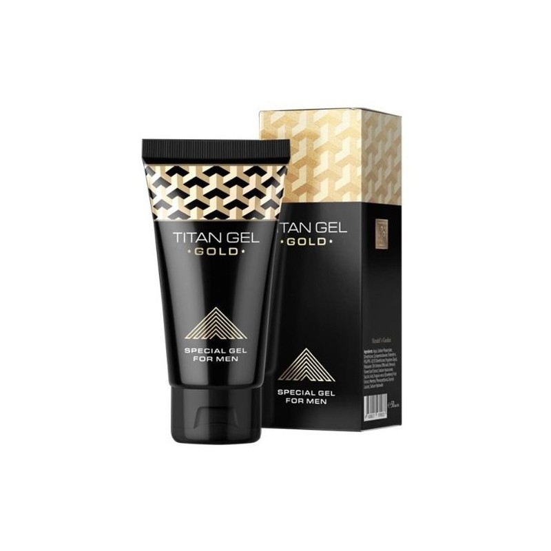 TITAN GEL - GOLD AUGMENTATION PÉNIS 50ML TITAN GEL - GOLD AUGMENTATION PÉNIS 50ML