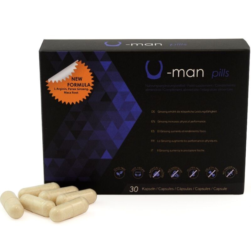 500 COSMETICS - U-MAN AUGMENTE LA TAILLE DU PÉNIS ET LA PUISSANCE SEXUELLE - 30 CAPSULES 500 COSMETICS - U-MAN AUGMENTE LA TAILLE DU PÉNIS ET LA PUISSANCE SEXUELLE - 30 CAPSULES