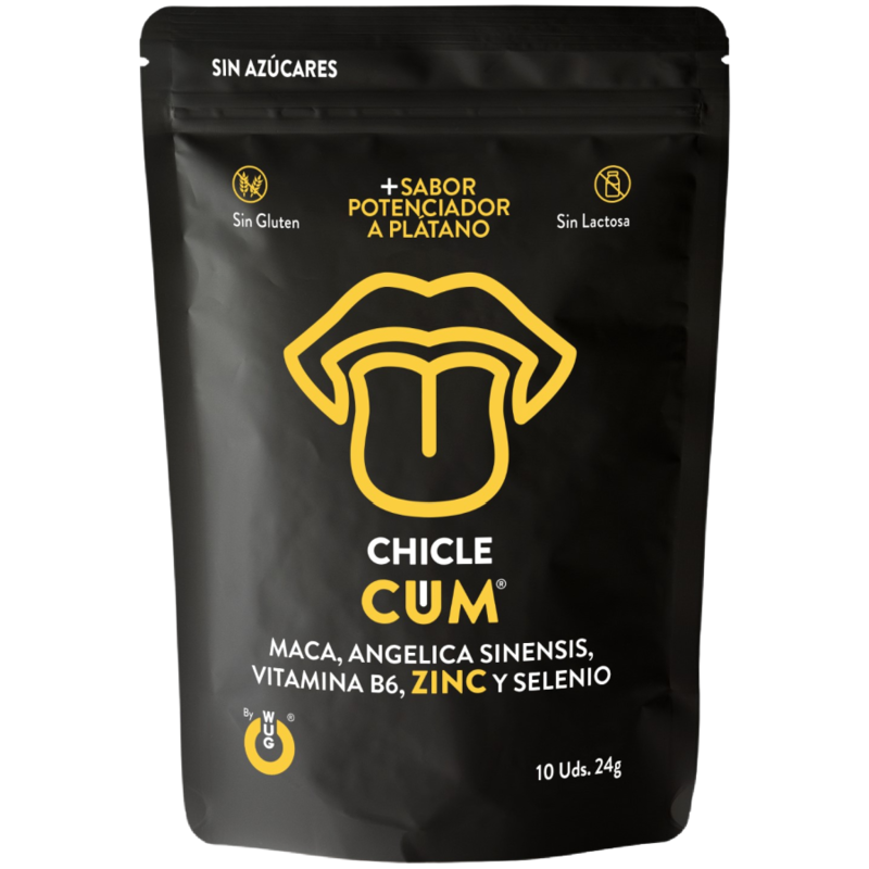WUG SEX SENSE - CUM AUGMENTATION DE L''ÉJACULATION GOMME ET SPERME SAVEUR BANANE 10 UNITÉS WUG SEX SENSE - CUM AUGMENTATION DE L''ÉJACULATION GOMME ET SPERME SAVEUR BANANE 10 UNITÉS