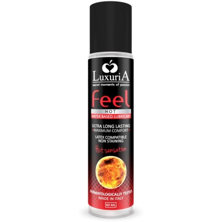 INTIMATELINE - LUXURIA LUBRIFIANT BASE D'EAU FEEL HOT SENSATION 60 ML INTIMATELINE - LUXURIA LUBRIFIANT BASE D'EAU FEEL HOT SENSATION 60 ML