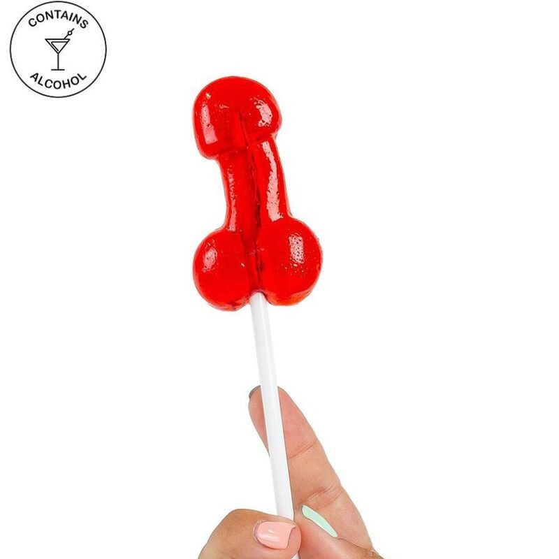 SECRETPLAY - SUCETTE À COQ AVEC ALCOOL DAIQUIRI À LA FRAISE SECRETPLAY - SUCETTE À COQ AVEC ALCOOL DAIQUIRI À LA FRAISE