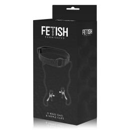 FETISH SUBMISSIVE - ANNEAU BILLON AVEC PINCES  TÉLÉMON FETISH SUBMISSIVE - ANNEAU BILLON AVEC PINCES  TÉLÉMON