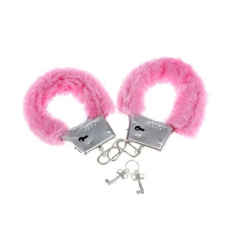 DIABLO PICANTE - MENOTTES DE PLAISIR EN FOURRURE ROSE DIABLO PICANTE - MENOTTES DE PLAISIR EN FOURRURE ROSE