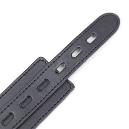 OHMAMA FETISH - COLLIER DE SOUMISSION AVEC 3 ANNEAUX OHMAMA FETISH - COLLIER DE SOUMISSION AVEC 3 ANNEAUX