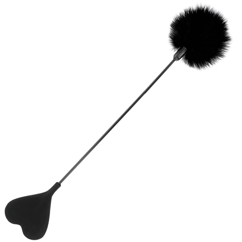 DARKNESS - FOUET PLUME DAMOUR NOIR 40 CM DARKNESS - FOUET PLUME DAMOUR NOIR 40 CM