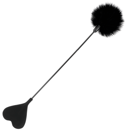 DARKNESS - FOUET PLUME DAMOUR NOIR 40 CM DARKNESS - FOUET PLUME DAMOUR NOIR 40 CM