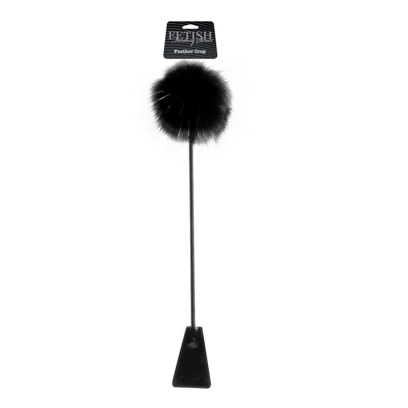 FETISH FANTASY LIMITED EDITION -  BLACK FEATHER CROP FETISH FANTASY LIMITED EDITION -  BLACK FEATHER CROP