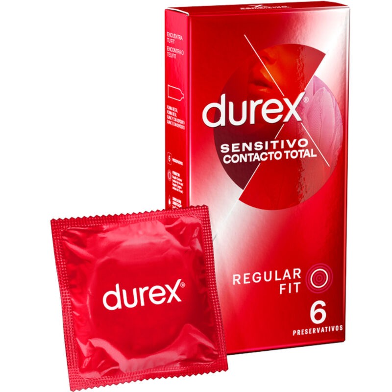 DUREX - CONTACT SENSIBLE TOTAL 6 UNITÉS DUREX - CONTACT SENSIBLE TOTAL 6 UNITÉS