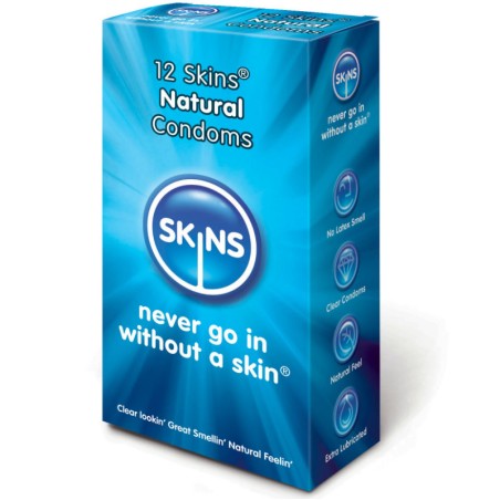 SKINS - PRÉSERVATIF NATUREL PACK 12 SKINS - PRÉSERVATIF NATUREL PACK 12